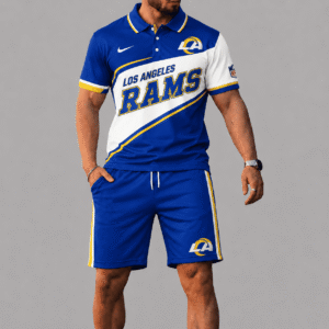 Los Angeles Rams Polo Shirt And Short Set