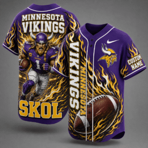 Minnesota Vikings Mascot Baseball Jerseys 2026 Version