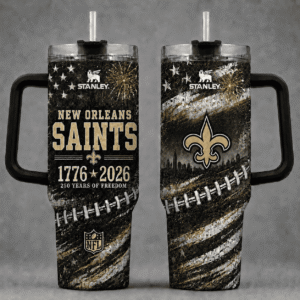 New Orleans Saints 250 Years Of Freedom 40oz Tumbler