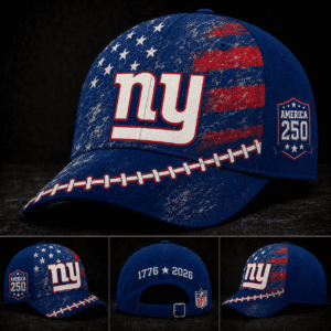 New York Giants 250 Years Of Freedom Football Cap