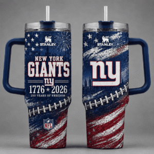 New York Giants 250 Years Of Freedom 40oz Tumbler