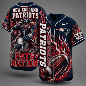 New England Patriots Mascot Baseball Jerseys 2026 Version