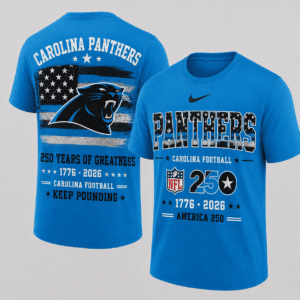 Carolina Panthers 250 Years Of Freedom T-shirt