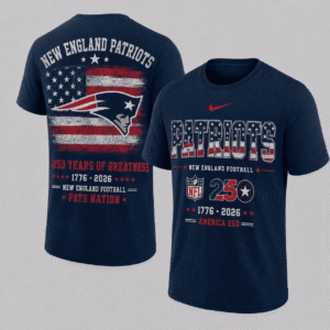 New England Patriots 250 Years Of Freedom T-shirt