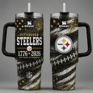 Pittsburgh Steelers 250 Years Of Freedom 40oz Tumbler