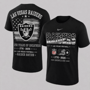 Las Vegas Raiders 250 Years Of Freedom T-shirt