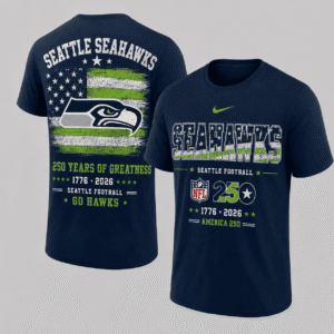 Seattle Seahawks 250 Years Of Freedom T-shirt