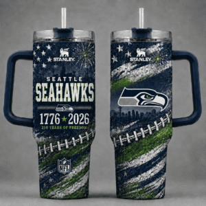 Seattle Seahawks 250 Years Of Freedom 40oz Tumbler