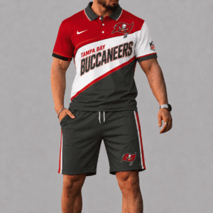 Tampa Bay Buccaneers Polo Shirt And Short Set