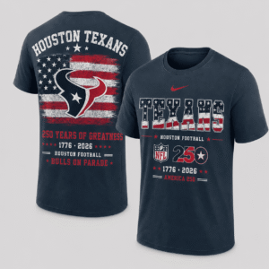 Houston Texans 250 Years Of Freedom T-shirt