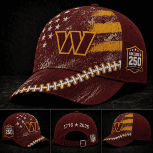 Washington Commanders 250 Years Of Freedom Football Cap